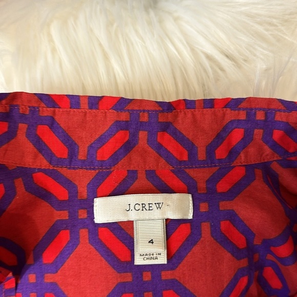 J. Crew Popover in Ratti Geo Print - Picture 5 of 5